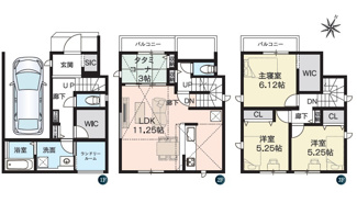 【間取り】 | 広島市安芸区船越南３丁目No.1