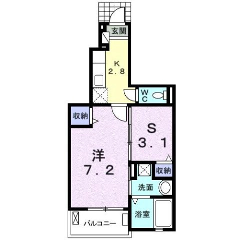 エレガントⅡ　　刈谷市近郊の賃貸ならクラスホーム刈谷店の間取り