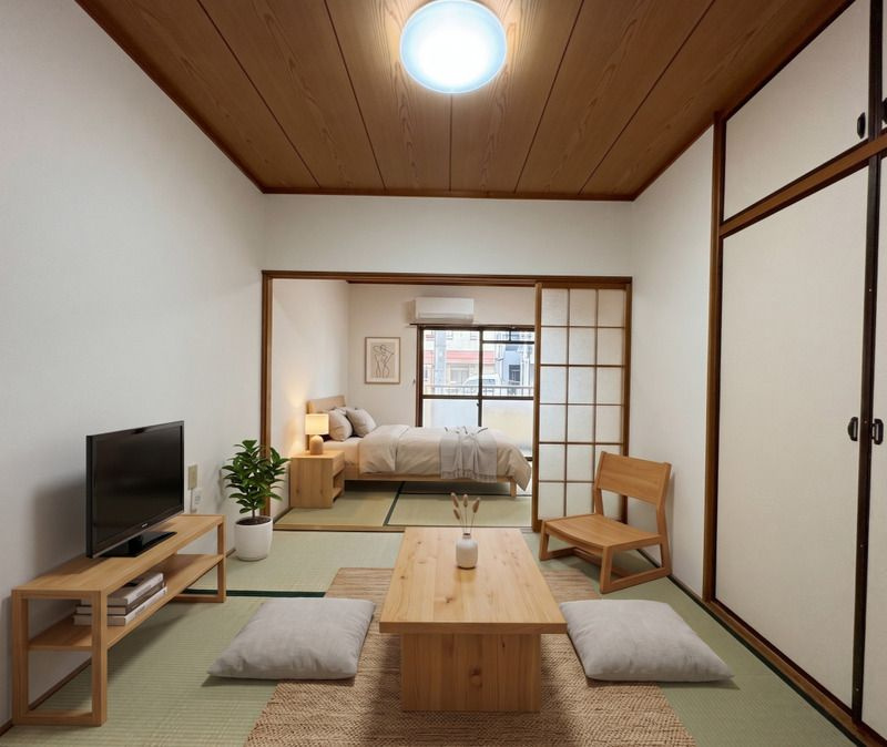ハイツ平の和室