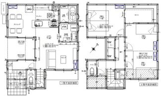 【間取り】 | 【府中町本町２】永く住む我が家だから家族と環境に優しいオール電化の家♪