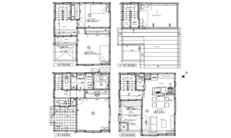 【間取り】 | 【府中町本町２】プライベート重視の２階リビングとルーフバルコニーは憩いの空間♪