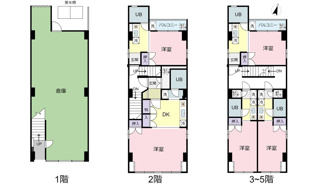 【間取り】 | 広島市南区出汐１丁目　売ビル