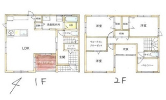 【間取り】 | 広島市安佐南区山本新町４丁目 東亜祇園ニュータウン春日野
