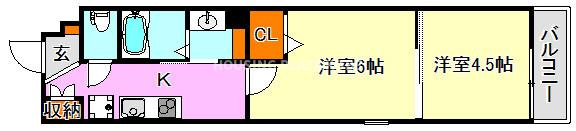 パロス月見山ノースヒルの間取り