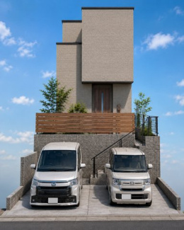 【完成予想図】 | 安芸郡府中町八幡２丁目No.C | 参考プラン外観パースです