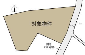 【土地図】 | 三原市大和町下徳良字貞友