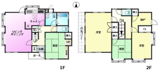 【間取り】 | 安芸郡府中町瀬戸ハイム3丁目