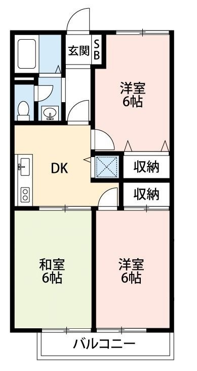 セジュール・司の間取り