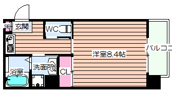 【間取り】 | ビガーポリス101扇町