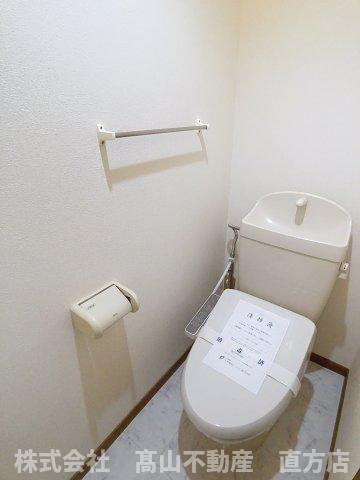 北九州市八幡西区楠橋東２丁目のアパートのトイレ