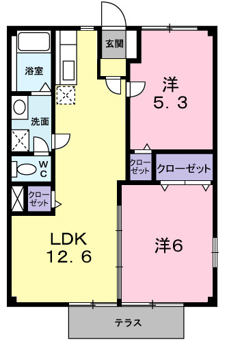 【間取り】 | ハイム佐々木
