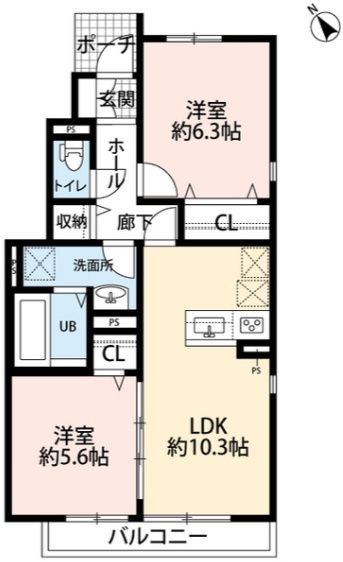 セレーノの間取り