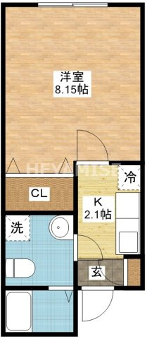 アミティ館内　二番館の間取り