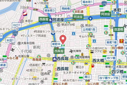 【地図】 | レジディア心斎橋ウエスト