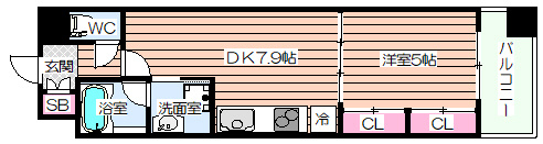 【間取り】 | レジディア心斎橋ウエスト
