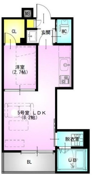 R-smart 川口元郷の間取り