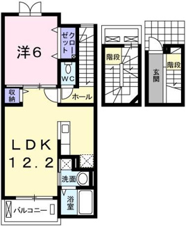 【間取り】 | 玲巧ハイツ八丁