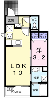 【間取り】 | エストソーレⅡ