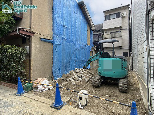 松ケ崎正田町 建築条件付 土地の外観