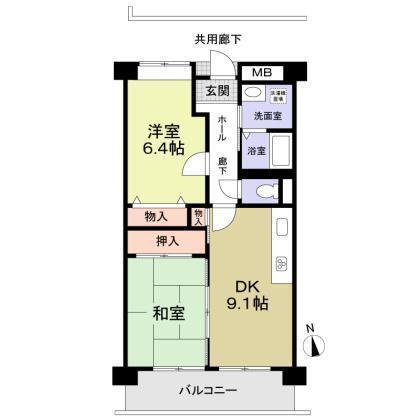 コーポレート武蔵境の間取り