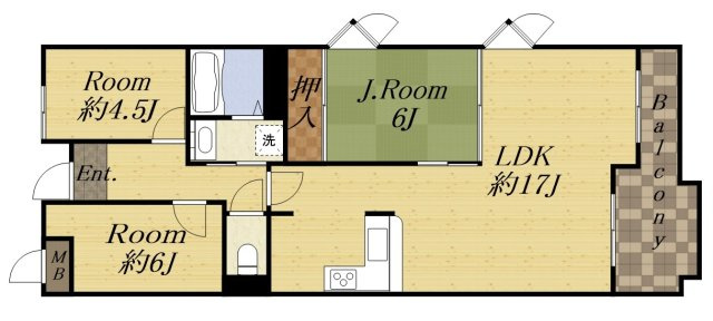 MUCCS珍樹園の間取り