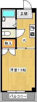 アルファコート茨木の間取り