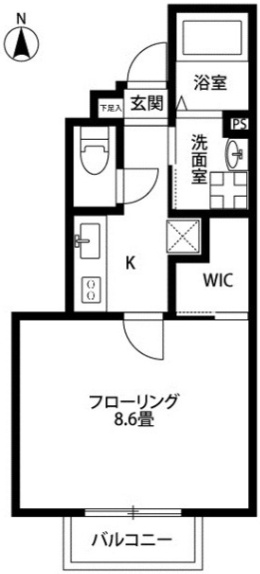 アムールキタハラの間取り