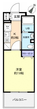 サンハイム久保田の間取り