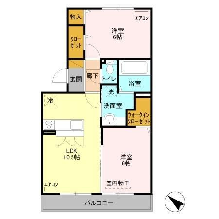 シャルマンドミールの間取り