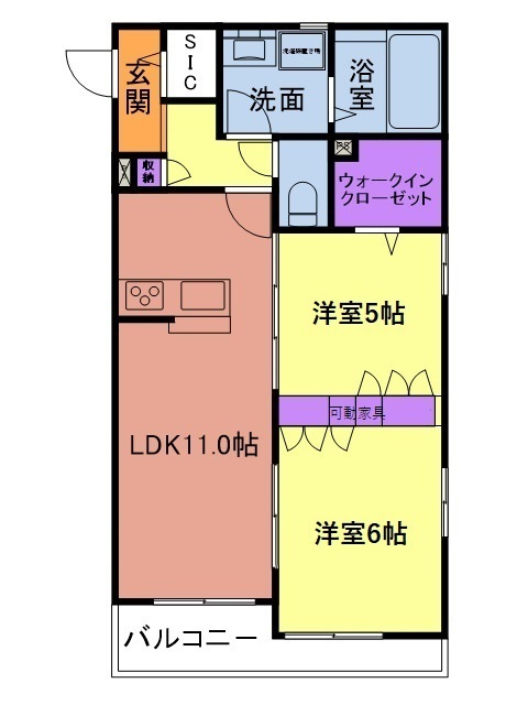 Raffine　Liedの間取り
