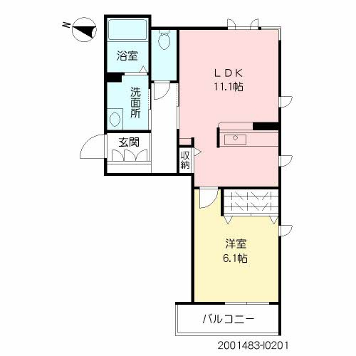 ヴィルヌーブ諏訪野 I棟の間取り