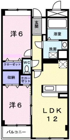 シャンクレール清瀬の間取り
