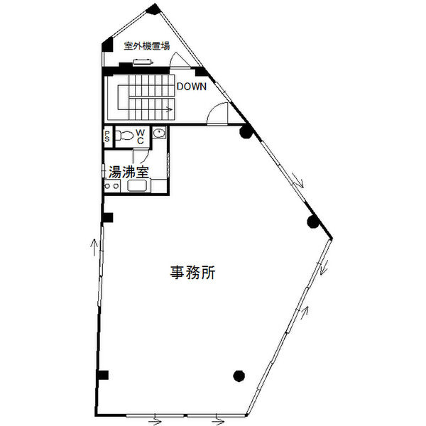 ファースト日比野ビル【　店舗系おすすめ　】の間取り