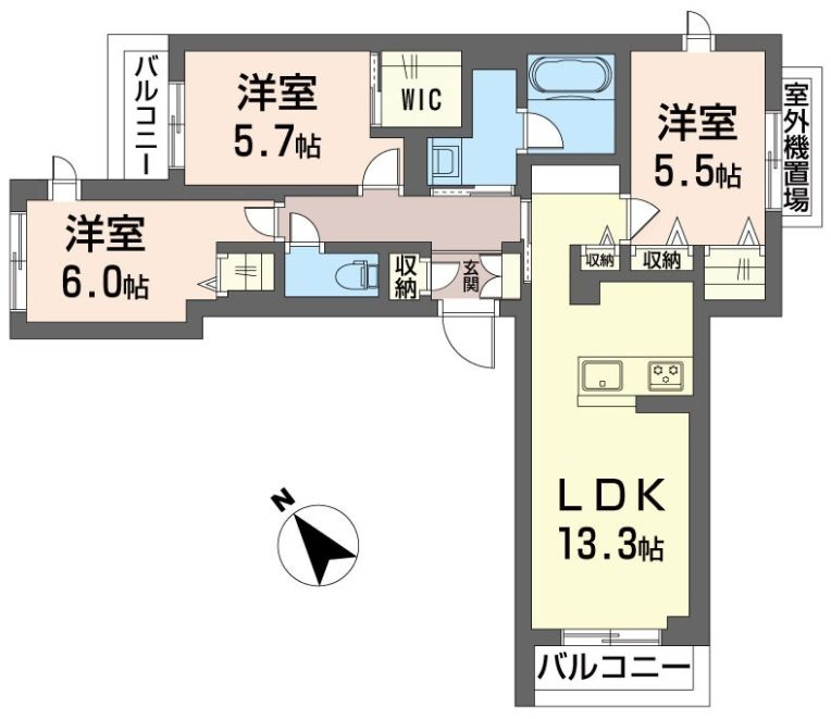 グリーンステージ船橋の間取り