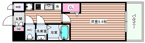 【間取り】 | アドバンス大阪ルアナ