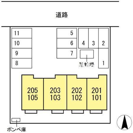 セプトガーデン古市町の区画図|当社、チルホームのHPもご覧ください(^^)/物件情報多数♪