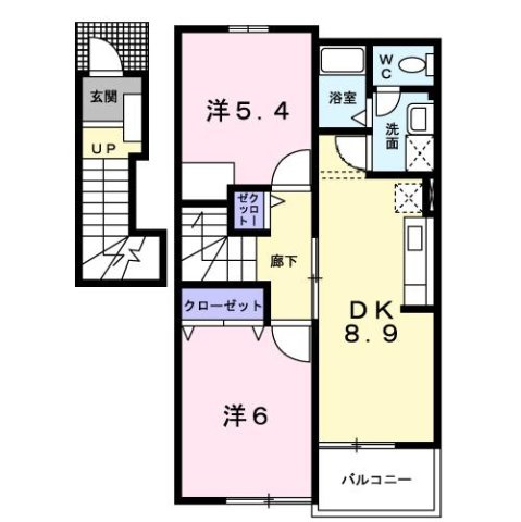 グリ－ンフェアⅢの間取り