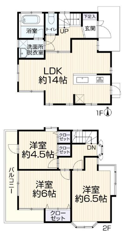 葛飾区西水元3丁目中古住宅の間取り|3LDK・カースペース。新規リフォーム物件です。安心のアフターサービス保証付きですのでご購入後も安心して暮らせます。