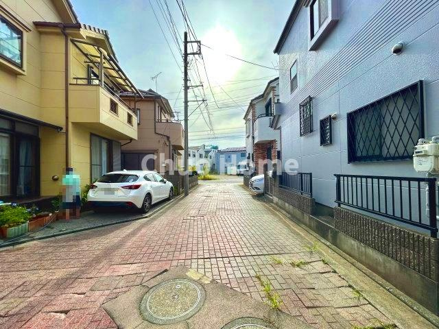 葛飾区西水元3丁目中古住宅の前面道路含む現地写真|前面道路