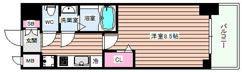 【間取り】 | アドバンス大阪ルアナ