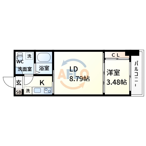 LaDouceur江坂　の間取り|LaDouceur江坂　間取り