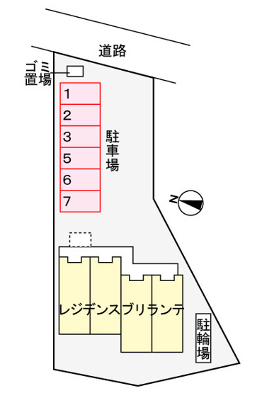 【区画図】 | レジデンス ブリランテ