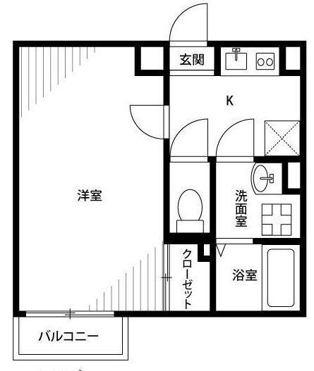 アムール Vert Uの間取り|間取りです。