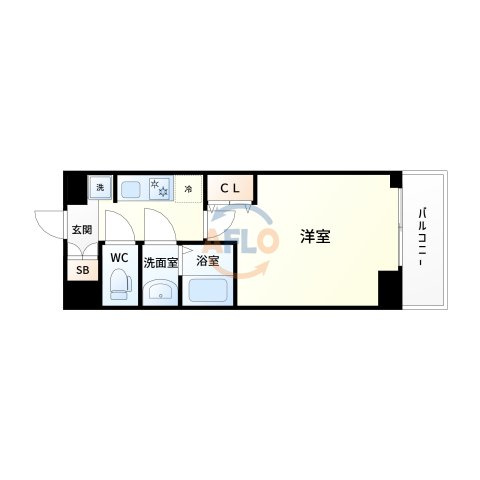 Luxe淡路Ⅱの間取り|Luxe淡路Ⅱ　間取り