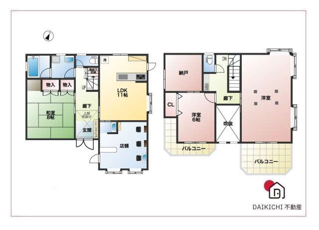 【間取り】 | 寄居町大字用土　中古戸建