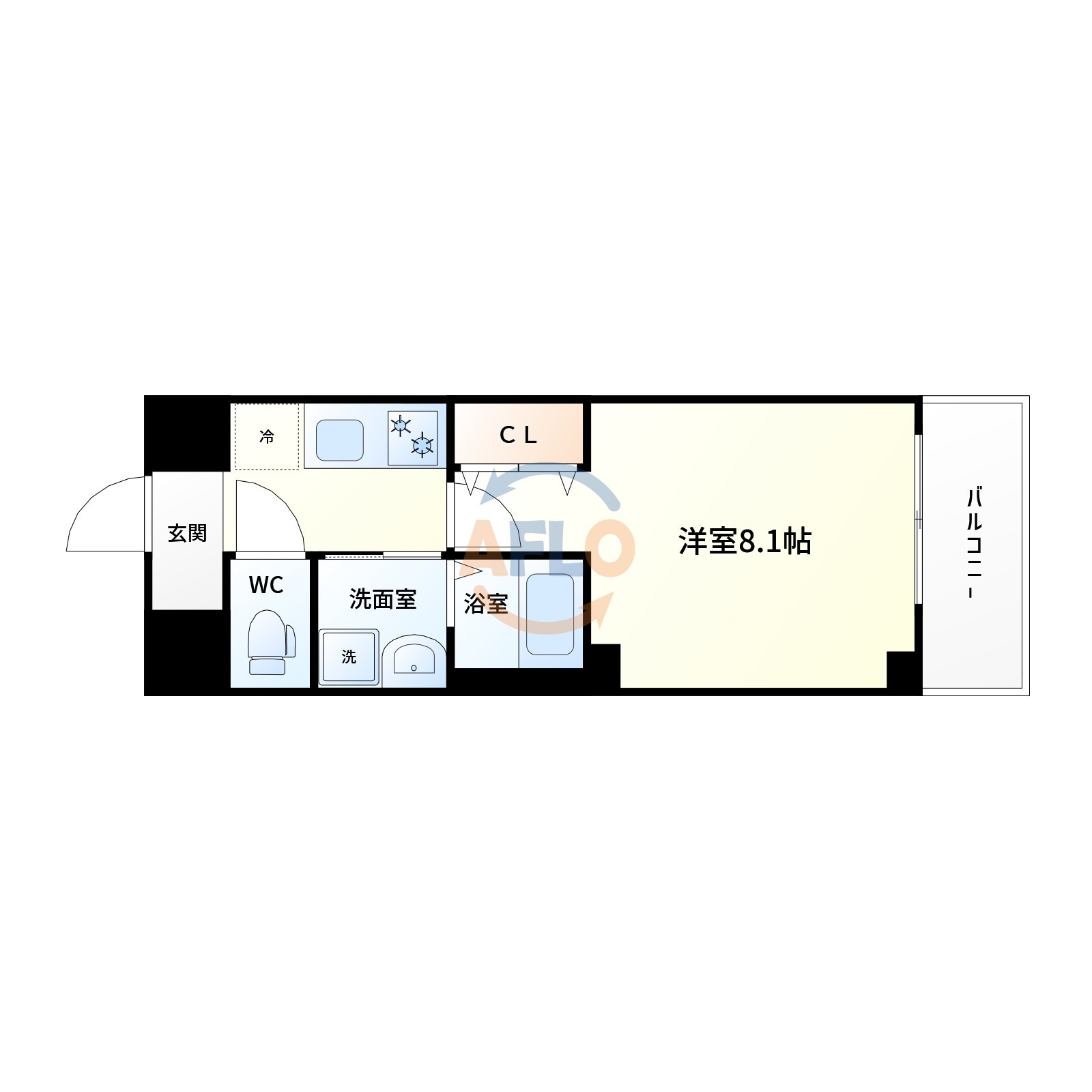 ルミエナ東三国の間取り|間取り