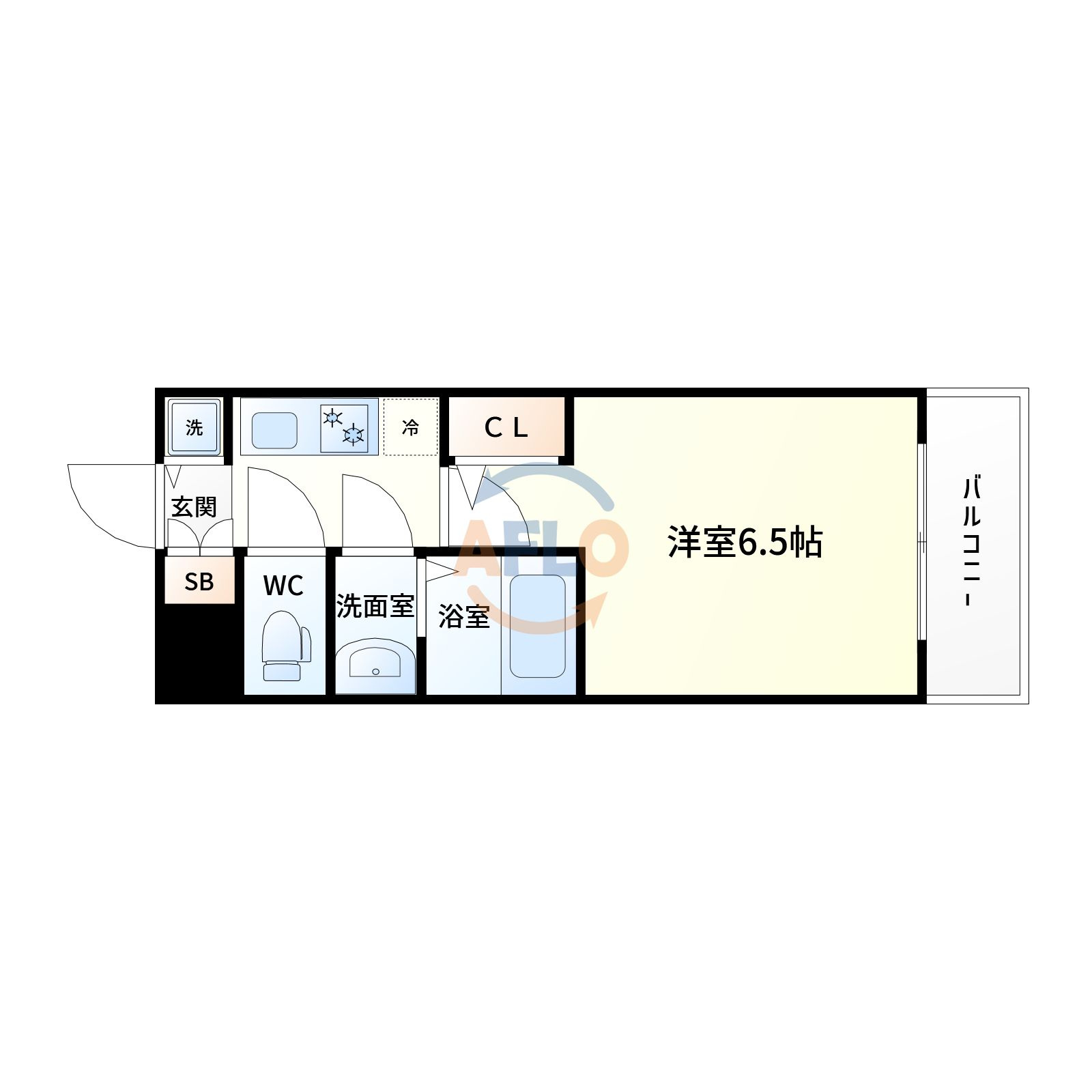 エスリード大阪デュアルゲートの間取り|エスリード大阪デュアルゲート　間取り