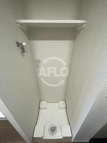 プレサンス塚本ミッドマークの洗面所|プレサンス塚本ミッドマーク　洗濯パン