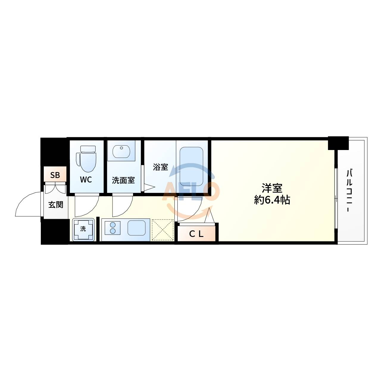 プレサンス西中島南方セレストの間取り|プレサンス西中島南方セレスト　間取り