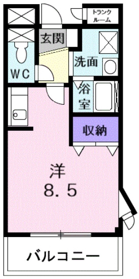 シィルクラールアイビーの間取り
